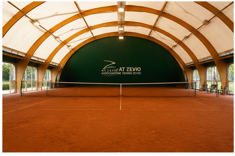 Interno del campo coperto